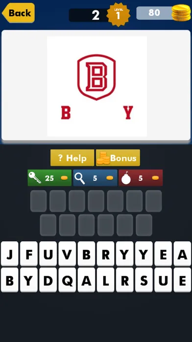 Capturas de tela do College Sports Logo Quiz ~ Learn the Mascots of National Collegiate Athletics Teams