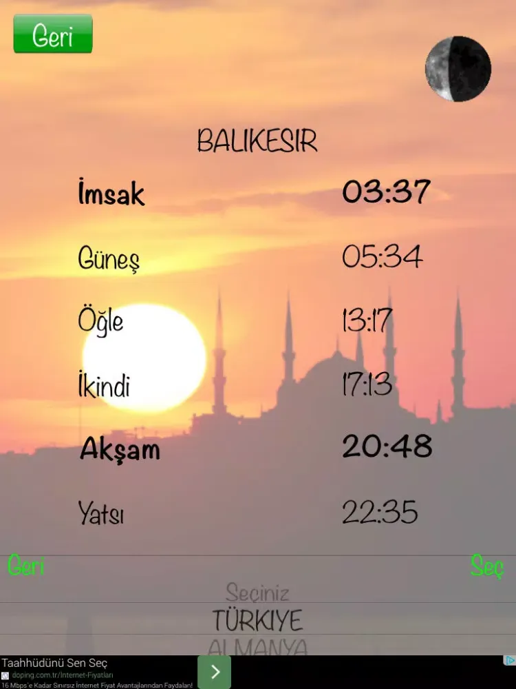 Ramazan 2014 - İmsakiye - Oruç - Namaz - Dualar - Sahur - İftar - Hadisler iPad  Ekran Görüntüleri