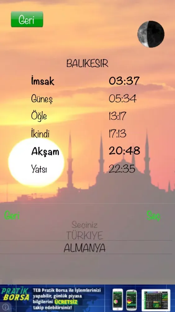 Ramazan 2014 - İmsakiye - Oruç - Namaz - Dualar - Sahur - İftar - Hadisler Ekran Görüntüleri