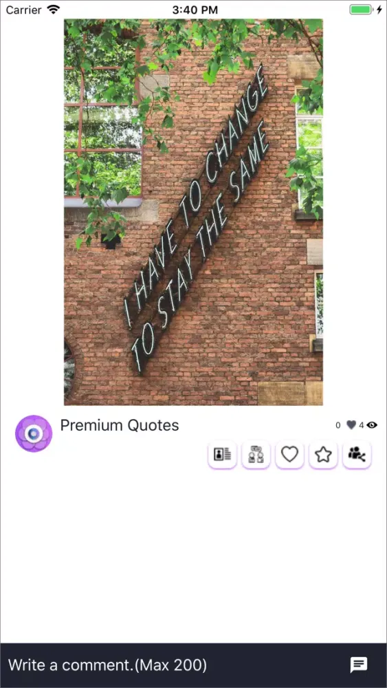 Zrzuty ekranu Premium Quotes