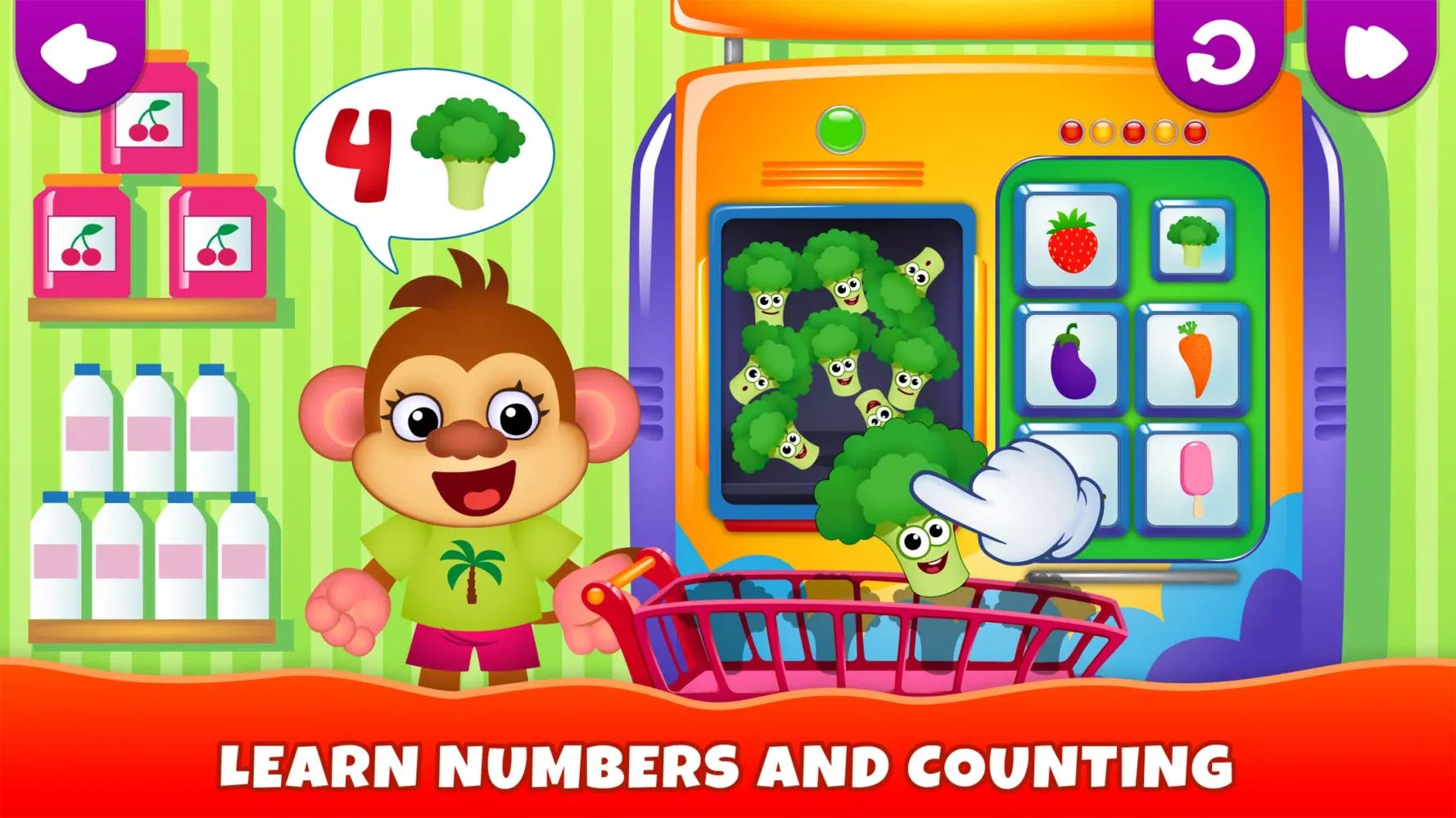 Funny Food Games for Kids! Ekran Görüntüleri