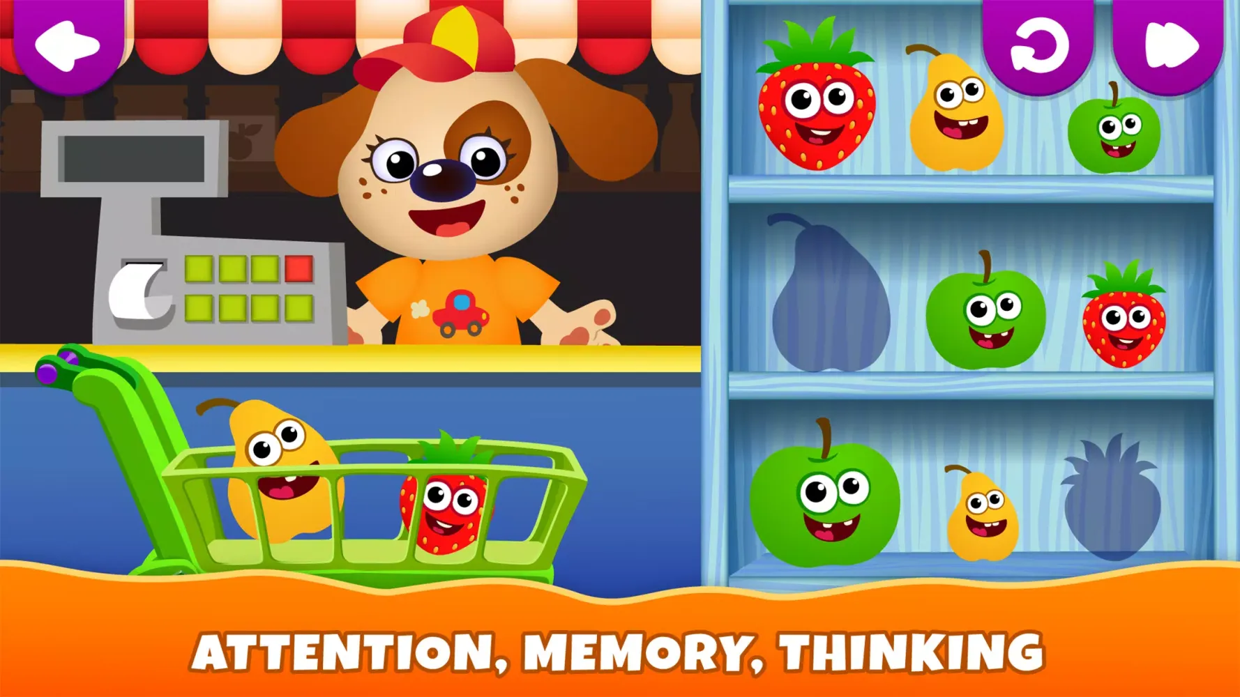 Funny Food Games for Kids! Ekran Görüntüleri
