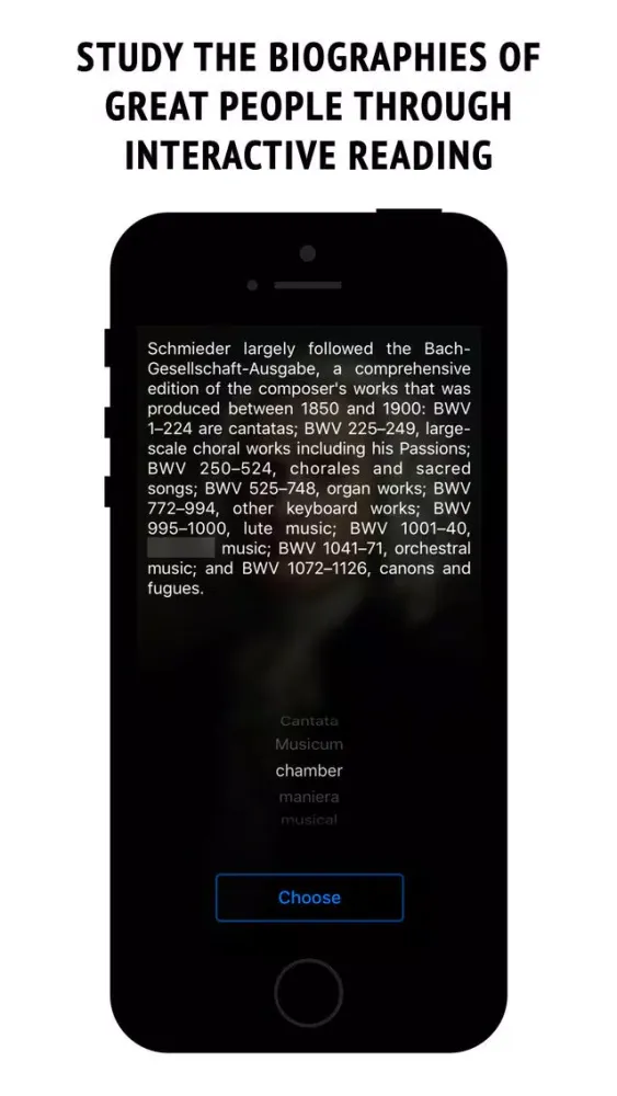 Bach - interactive biography Ekran Görüntüleri