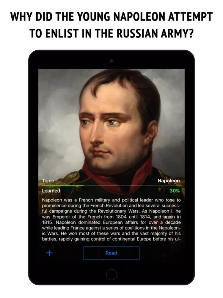 Скриншоты Napoleon - interactive book iPad 
