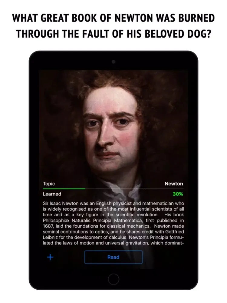 Capturas de pantalla de Newton - interactive encyclopedia iPad 