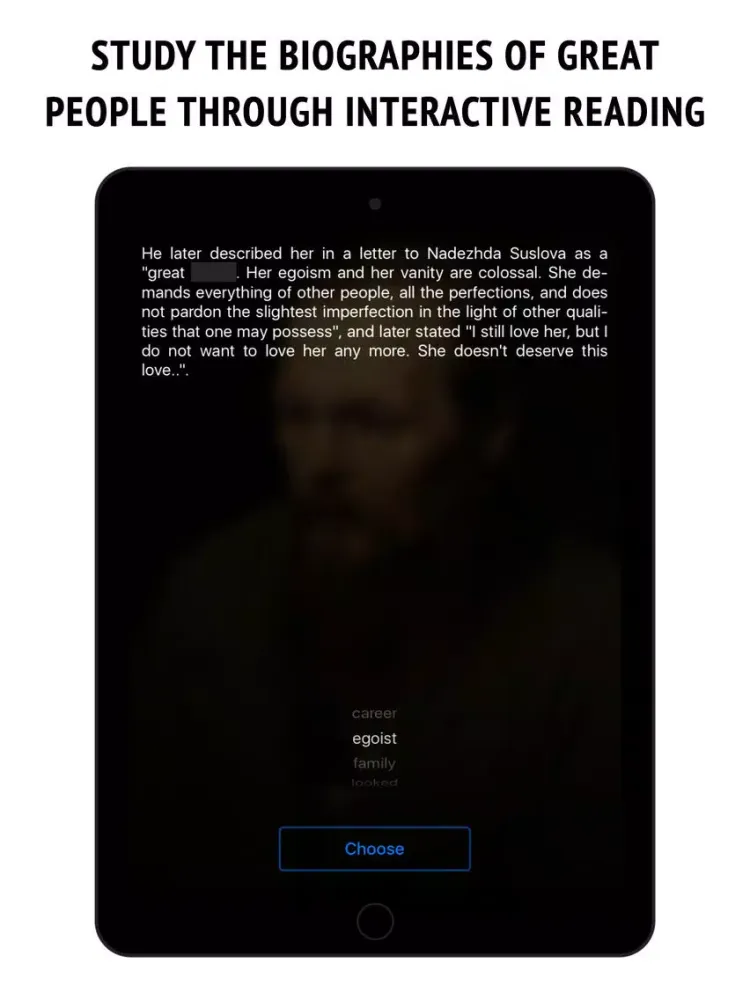 Скриншоты Dostoyevsky - interactive biography iPad 