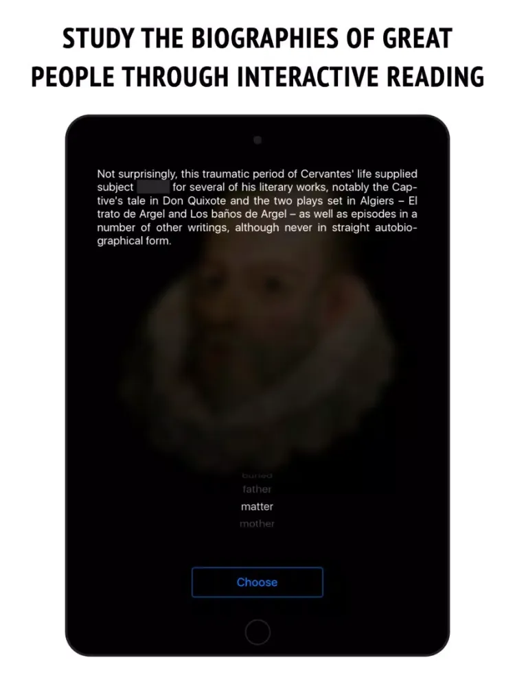 Cervantes - interactive book iPad  Screenshots