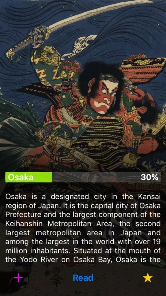 Zrzuty ekranu History of Osaka