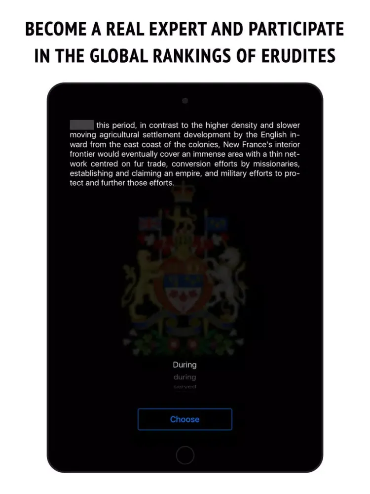 Zrzuty ekranu Canada - the country's history iPad 