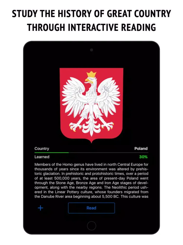 Poland - the country's history iPad 應用截圖