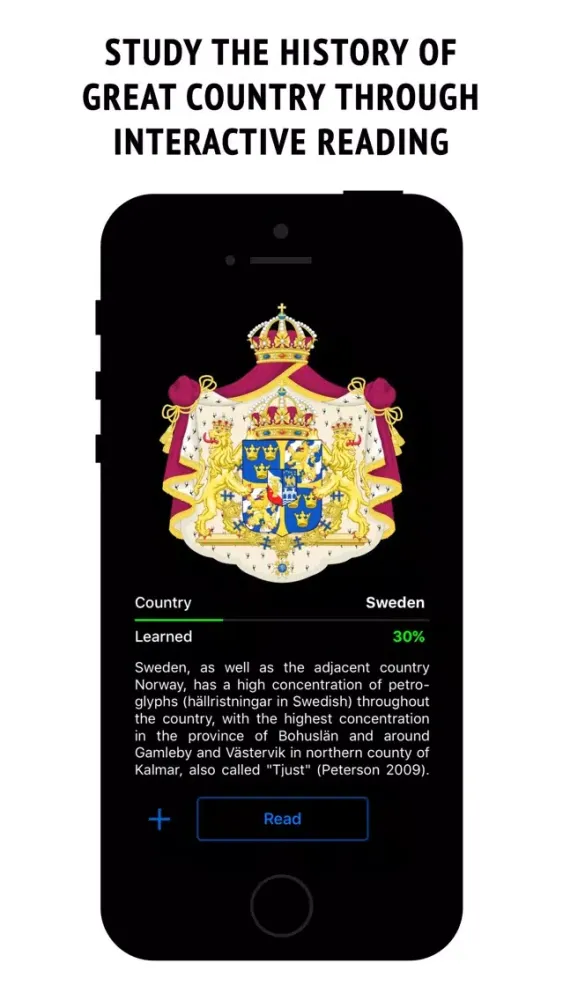 Capturas de tela do Sweden - the country's history