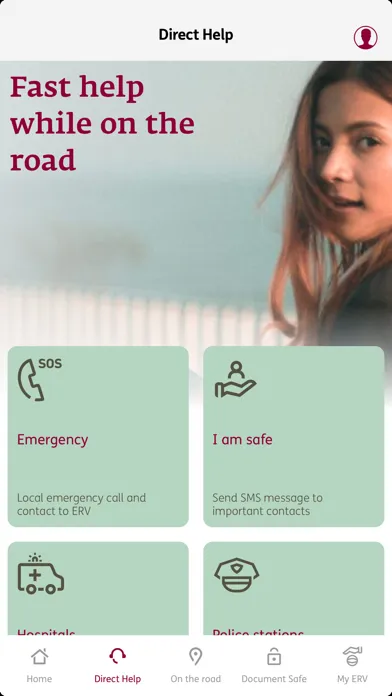 ภาพหน้าจอของ ERV travel & care