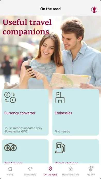 ภาพหน้าจอของ ERV travel & care