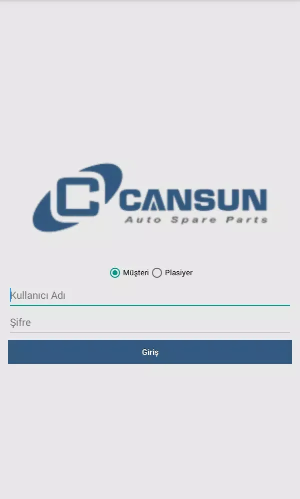 Cansun Otomotiv B2B 스크린샷