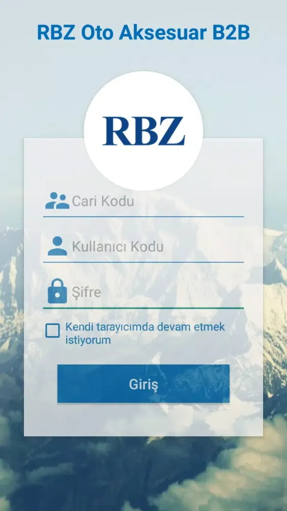 RBZ Oto Aksesuar B2B应用截图