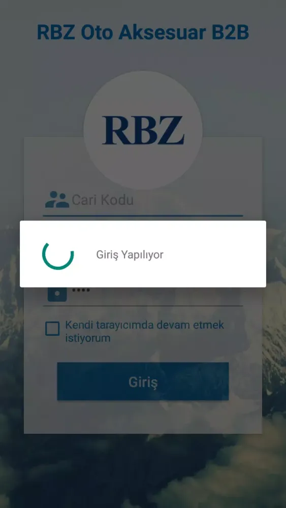 RBZ Oto Aksesuar B2B应用截图