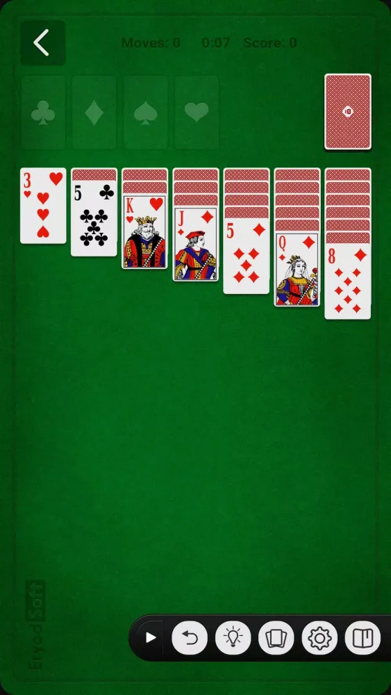 Tangkapan layar Solitaire (Klondike)