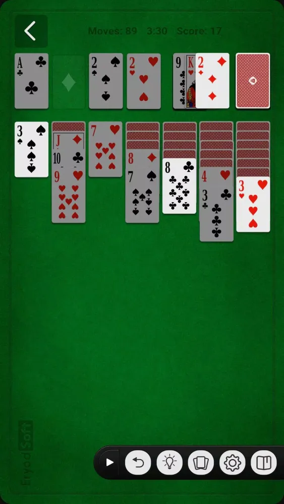 Tangkapan layar Solitaire (Klondike)