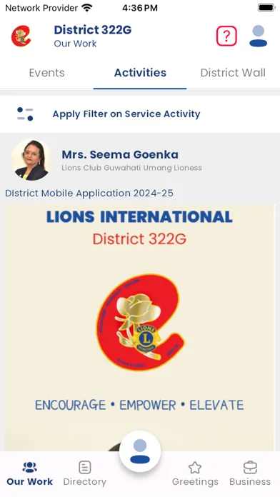 District 322G Directory 스크린샷