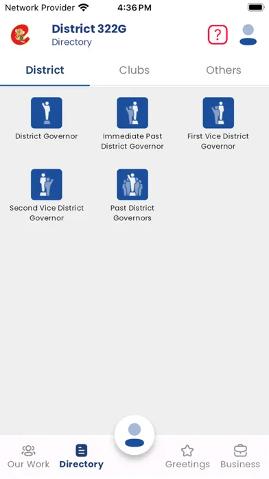 District 322G Directory 스크린샷