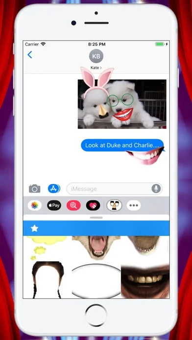 Ảnh chụp màn hình của Funny Face Maker - Stickers