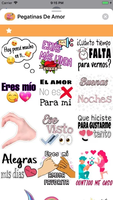 Capturas de pantalla de Pegatinas De Amor