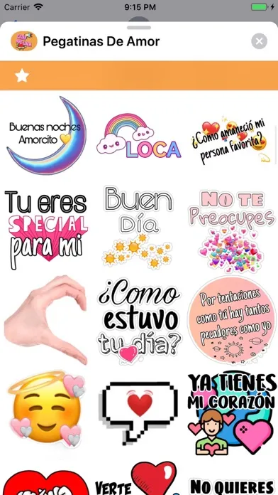 Capturas de pantalla de Pegatinas De Amor