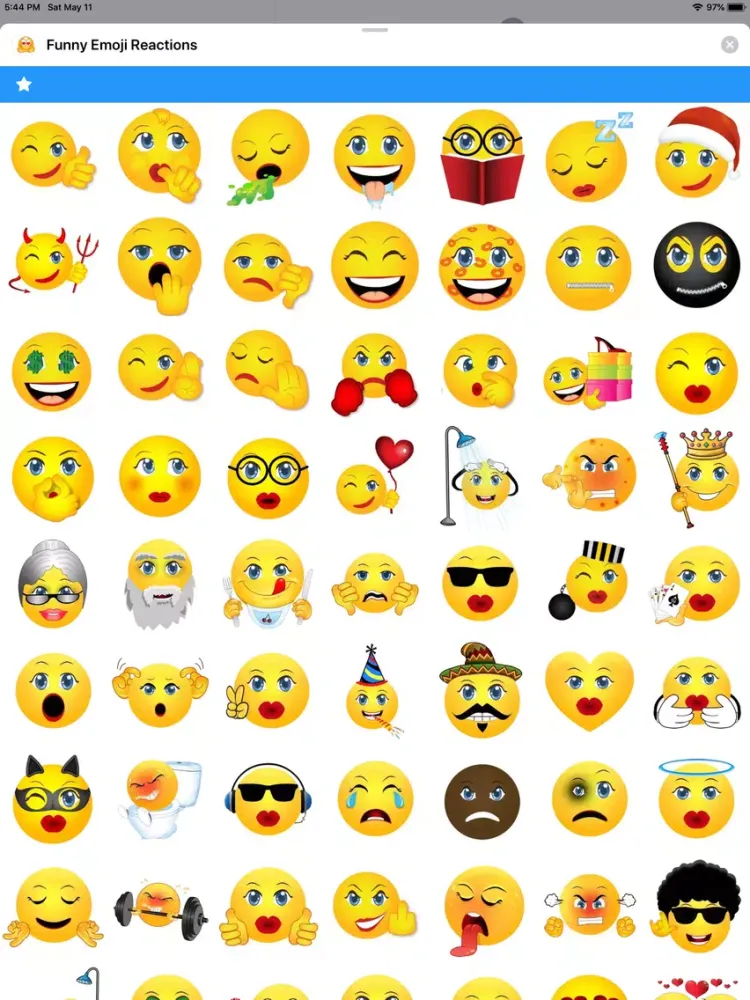 Funny Emoji Reactions iPad  Screenshots