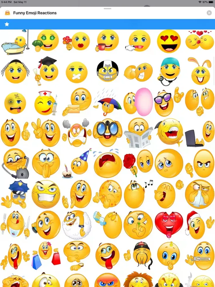 Funny Emoji Reactions iPad  Screenshots