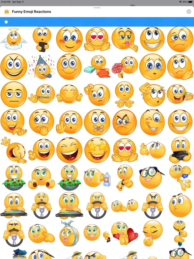 Funny Emoji Reactions iPad  Screenshots