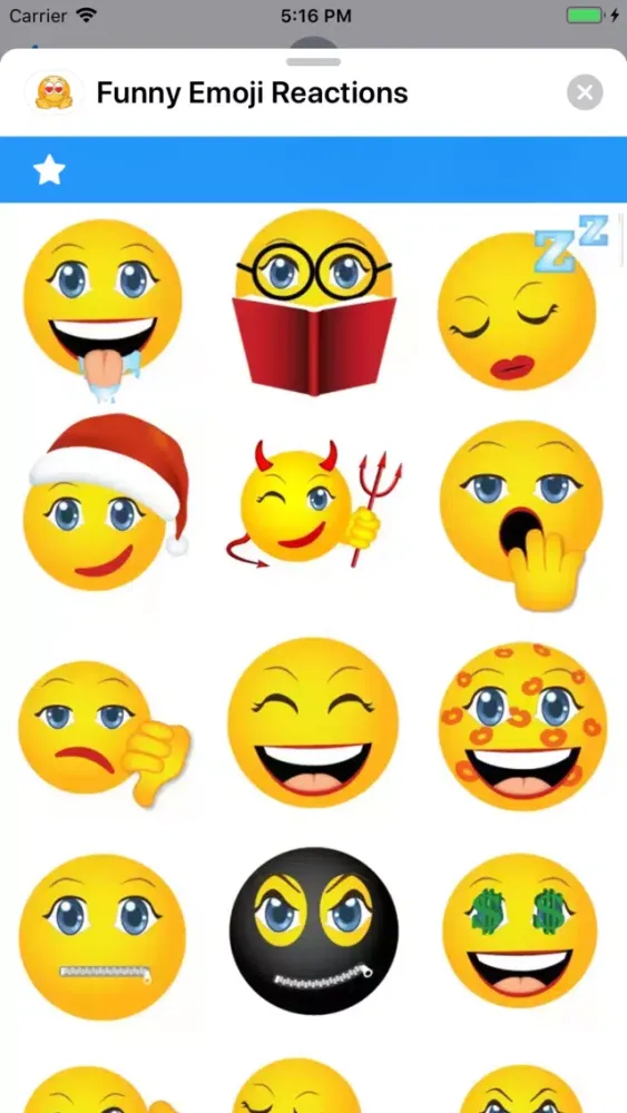 Funny Emoji Reactions Screenshots