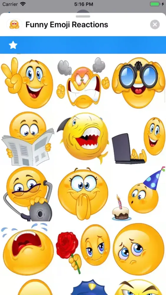 Funny Emoji Reactions Screenshots