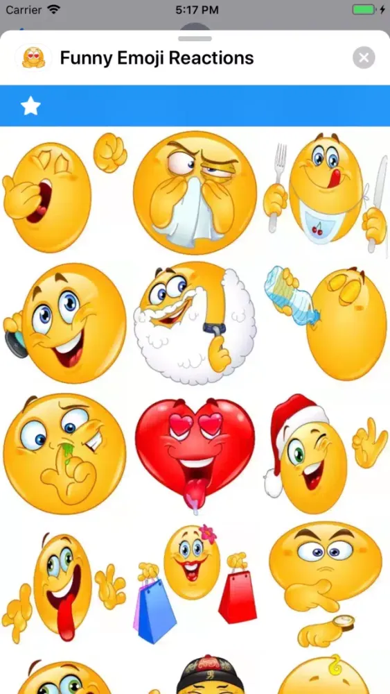 Funny Emoji Reactions Screenshots