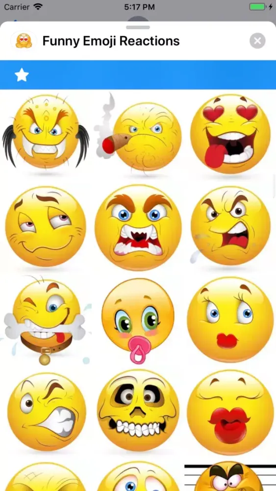 Funny Emoji Reactions Screenshots