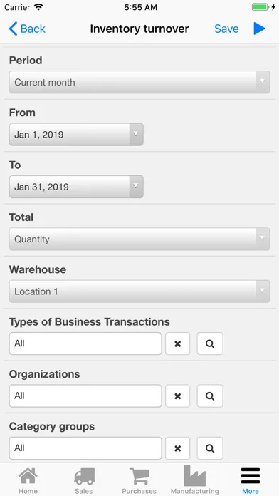 Tangkapan skrin Nano Enterprise Management