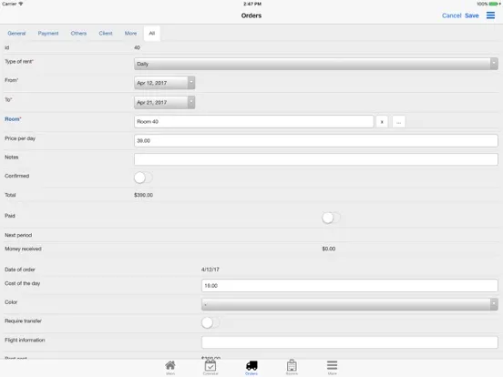 صور Nano Hotel Booking iPad 