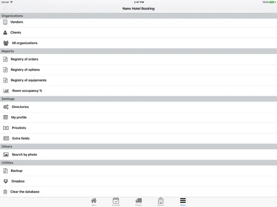 صور Nano Hotel Booking iPad 