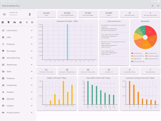 Capturas de pantalla de Nano Enterprise Plus iPad 