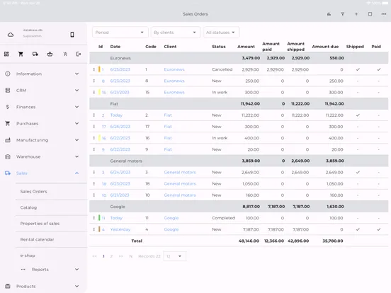 Capturas de pantalla de Nano Enterprise Plus iPad 