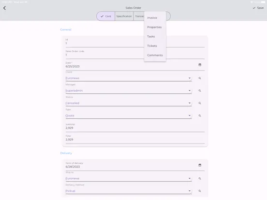 Capturas de pantalla de Nano Enterprise Plus iPad 
