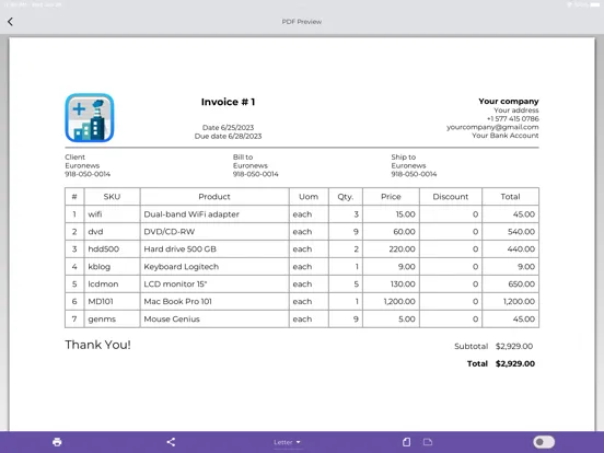 Capturas de pantalla de Nano Enterprise Plus iPad 