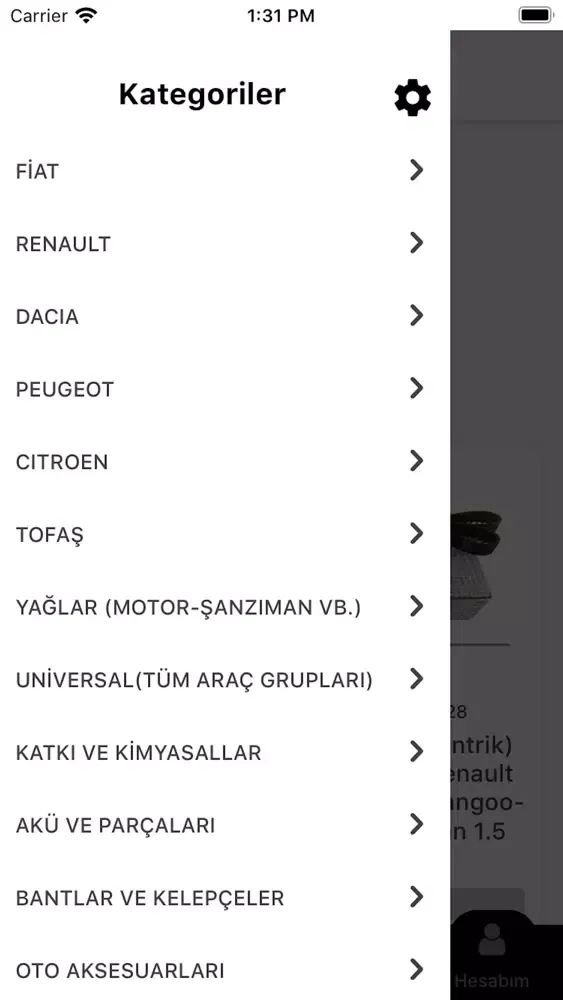 Tangkapan layar Erzurum Oto Yedek Parça