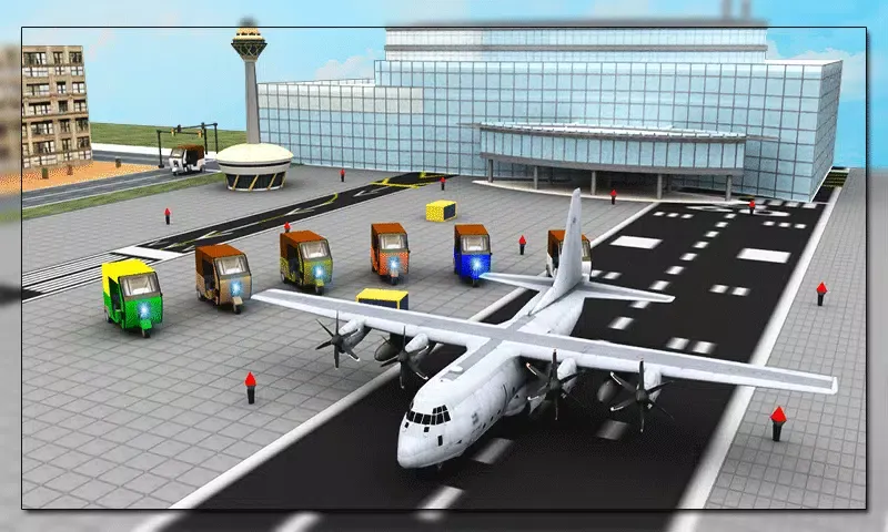 Cargo Plane Rickshaw Transport Screenshots