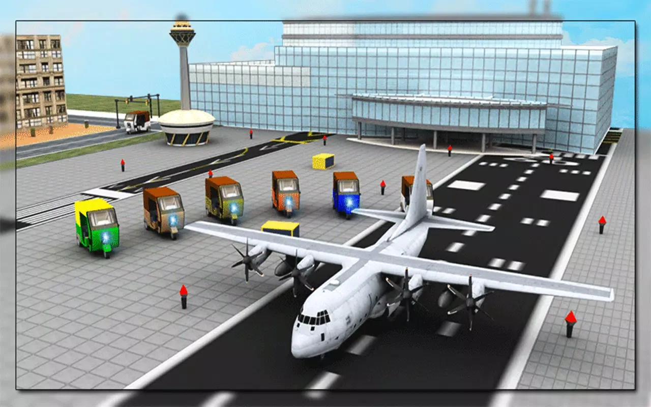 Cargo Plane Rickshaw Transport Screenshots