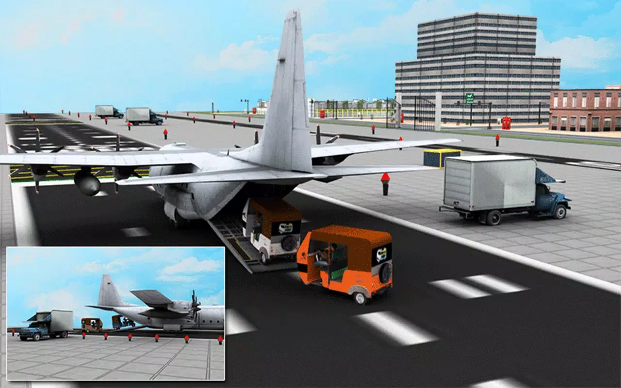 Cargo Plane Rickshaw Transport Screenshots