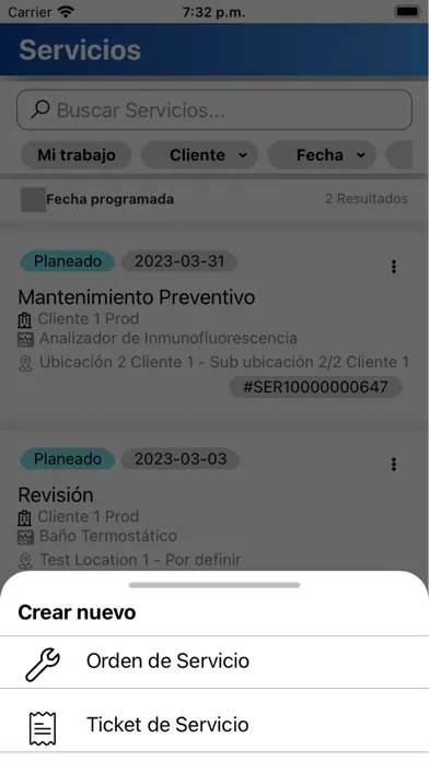 TINC CMMS ES Screenshots