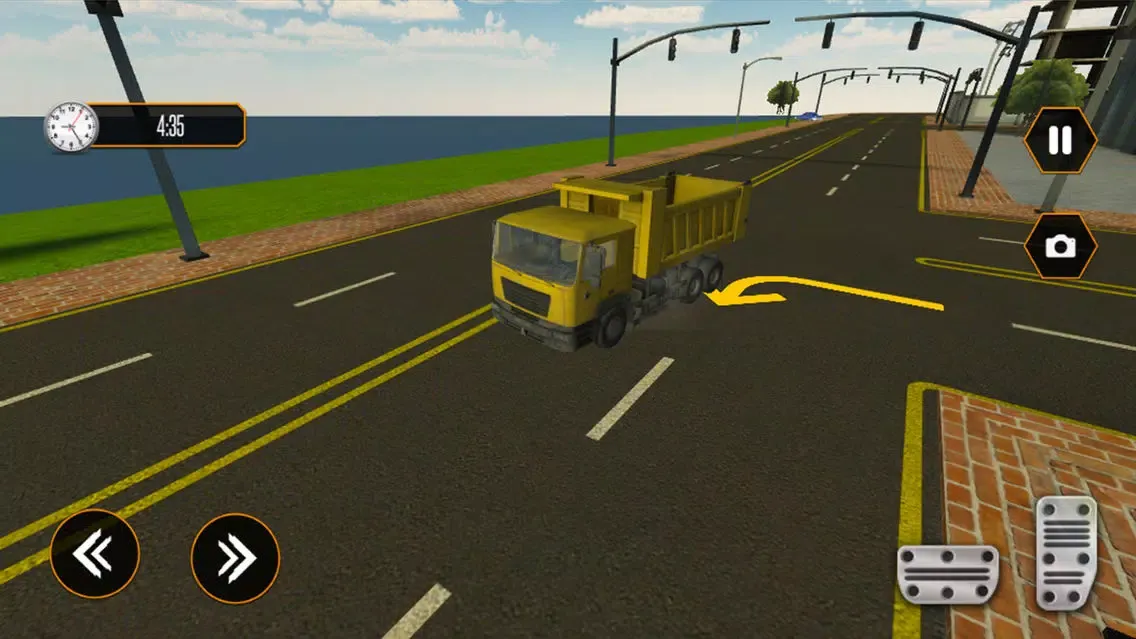 Capturas de tela do Rock Transporter- Truck Sim 3D