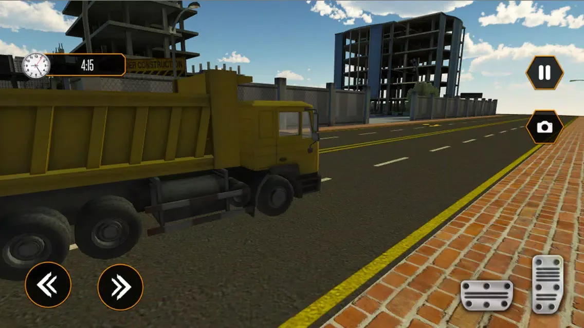 Capturas de tela do Rock Transporter- Truck Sim 3D