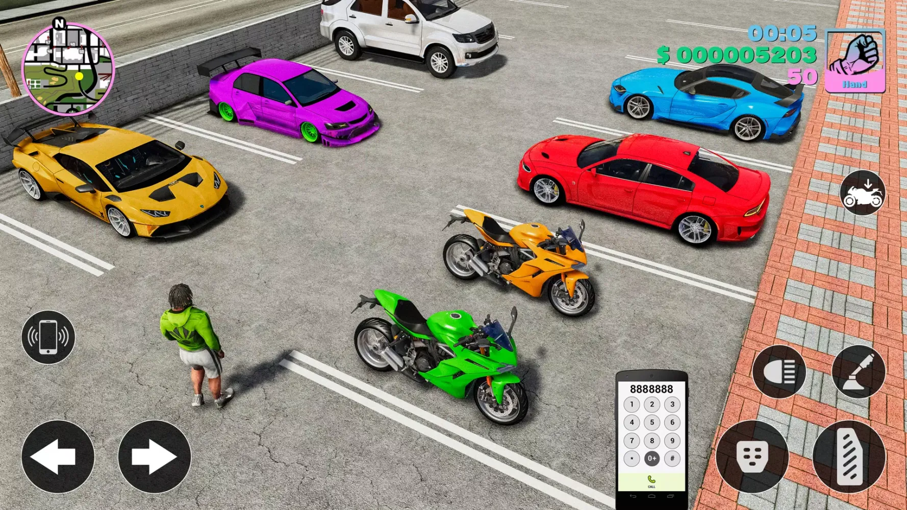 Capturas de tela do Indian Xtreme Bikes Driving 3D