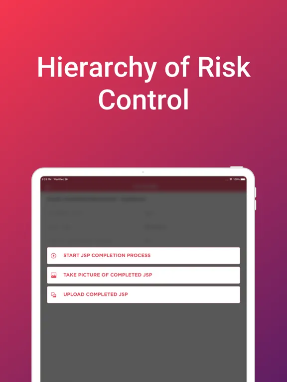 Tangkapan skrin e-WorkSAFE iPad 